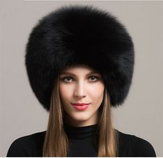 Womens Real Fox Fur Hat Russian Winter Warmer Ear Cap Ushanka Cossack Ski Black | eBay Mongolian Hat, Winter Fur Hat, Princess Hat, Russian Hat, Russian Winter, Ear Cap, Fashion Cap, Warm Winter Hats, Hat Women