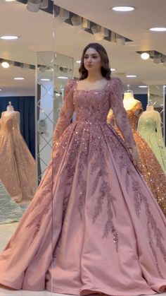 Ball Gowns Indian Wedding, Side Makeup For Indian Wedding, Ball Gowns Design, Gown Designs Indian Wedding Dresses, Gown For Engagement Bride, Gowns Dresses Indian Gowns Dresses Indian Party Wear, Long Gown Design For Wedding, Wedding Blouse Handwork Designs, Bride Gown Design