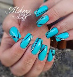 Navy And Silver Nails, Summer Nails 2023 Gel, Gel Summer Nails, Jeans Nails, Nails 2023 Gel, Grow Long Nails, Summer Nails Ideas, Summer Nails 2023