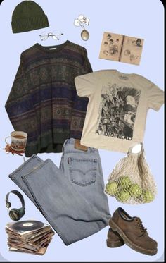 Cottage Core Indie Outfits, How To Dress Indie Aesthetic, Cottagecore Indie Outfit, Hoziercore Outfits, Dream Core Clothes, Indie Cottagecore Outfits, Indie Clothing Aesthetic, Cottage Grunge Outfits, Artist Core Outfits