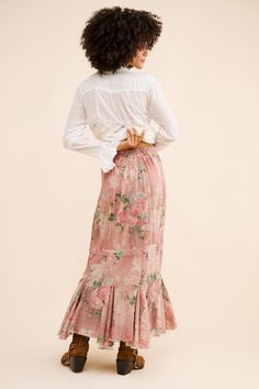 Rent Bordeaux Printed Maxi Skirt from Nuuly. Pick 6 items for $98/month. Free shipping + returns. Textured Maxi Skirt, Free People Aesthetic, Printed Maxi Skirt, People Aesthetic, Feminine Details, Printed Maxi Skirts, Printed Maxi, The Present, Hand Stitching