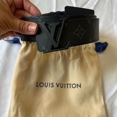 39.4 X 15.7 Inches (Length X Width) Width: 1.6 Inches/4 Cm Black Monogram Eclipse Canvas Calf Leather Lining Lv Initiales Buckle Black Lv Belt, Louis Vuitton Evidence Sunglasses, Louis Vuitton Bracelet, Louis Vuitton Hat, Black Louis Vuitton, Louis Vuitton Sunglasses, Louis Vuitton Black, Louis Vuitton Belt, Reversible Belt