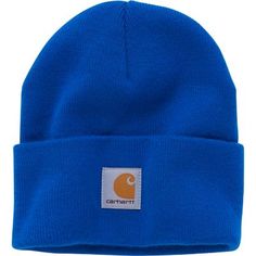 Carhartt for your head. Keep kids warm all season long and even longer when they wear this Carhartt Unisex Kids' Watch Cuffed Knit Beanie. Fold the brim up or don't. Totally their call. A Carhartt label is sewn on the front of the beanie, so your kid can rep Carhartt in style. 100% acrylic rib-knit beanie Stretch fabric for comfortable wear Fold-up brim design Carhartt label sewn on the front of the beanie Machine washable Kids Watch, Kids Beanies, Cuff Watch, Lapis Blue, Tractor Supply, Cold Weather Accessories, Folded Up, Hat Shop, Knit Beanie