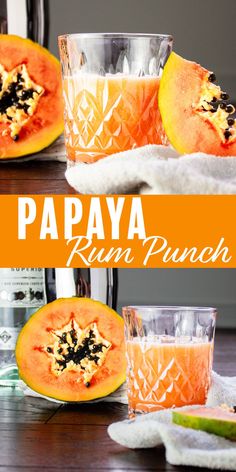 papaya rum punch recipe with ingredients to make it