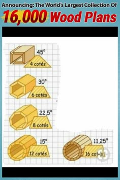 the diagram shows how to make wooden boxes