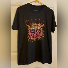 Size Large Pit To Pit- 19” Length- 27” Sublime Sun, Sublime Band, Graphic Shirts Women, Sun Logo, Sublime Shirt, Rock T Shirts, T Shirt And Shorts, Grey Shorts, Gray Tshirt