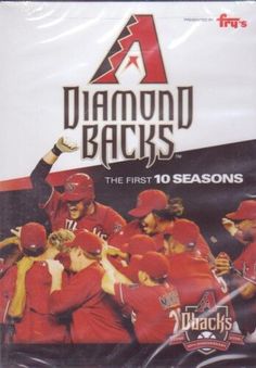 diamond backs the first 10 seasons dvd, with an image of baseball players in red uniforms