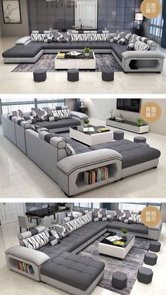 Modern Sofa Living Room, Sofa Bed Design, Furniture Design Living Room, Set Designs