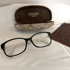 Gently Used Beautiful Authentic Coach Glasses. See Pics For Details. Comes With Authentic Coach Eyeglass Case & Lens Cloth. Coach Eyeglasses, Coach Glasses, Coach Accessories, Eyeglass Case, Glasses Accessories, Women Accessories, Women Shopping, Clothes, Black