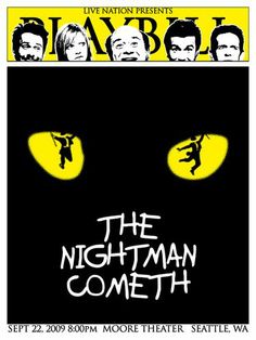 an advertisement for the nightman comedy show