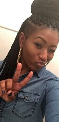 Lovely Faux Locs Styles With Shaved Sides, How To Style Braids With Shaved Sides, Braids On Tapered Hair Shaved Sides, Tapered Hair With Braids, Braided Mohawk Hairstyles Shaved Sides, Braided Mohawk Black Hair Shaved Sides, Shaved Side With Braids, Mohawk With Braids Shaved Sides, Box Braids With Shaved Sides And Back