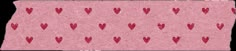 red hearts are drawn on pink paper