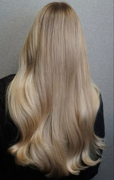 Long Healthy Blonde Hair, Healthy Blonde Hair, Babylights Blonde, Hair Styles For Long Hair, Blonde Shades, Perfect Blonde Hair, Styles For Long Hair