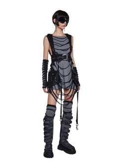 Darker Wavs Clothing, Shoes, & Accessories | Dolls Kill Vigilante Costume, Fantasy Clothing Design, Shredded Shirt, Platformer Game, Fashion Forecasting, Shirts Graphic Tees, Make Clothes, Futuristic Fashion, Crop Top Outfits