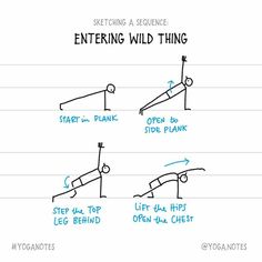 a diagram showing how to do an extreme wild thing on the side of a hill