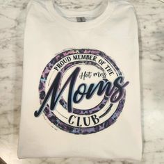 Cute Design ! Custom Made And Will Ship Within A Few Days! On Gildan Unisex Short Sleeve Check Out My Page For More Designs Hot Mess Mom, Moms Club, Club Shirts, Hot Mess, Cute Design, Unisex Shorts, Cute Designs, Custom Made, Womens Tops