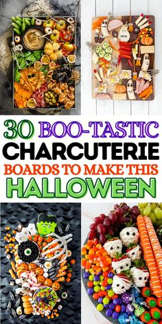 halloween crafts with the words boo - tastic charlotte boards to make this halloween