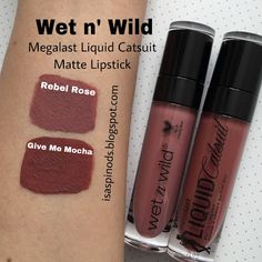 Wet N Wild Give Me Mocha, Kylie Lipstick Shades, Wet N Wild Lipstick Swatches, Wet And Wild Lipstick, Wet N Wild Liquid Catsuit, Mocha Lipstick, Best Drugstore Lipstick, Milani Color Statement Lipstick, Wet N Wild Lipstick