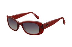 PRICES MAY VARY. Case included Lenses are prescription ready (rx-able) A small square Acetate frame that gives a vintage feel. This is an ideal frame for those with petite faces Red Raybans Sunglasses, Ray Ban Frames, Make Him Miss You, Ray Ban Women, Gray Gradient, Red Sunglasses, Plastic Sunglasses, Rectangular Sunglasses, Prescription Sunglasses