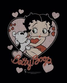 Betty Boop Posters, Etiquette Vintage, Betty Boop Art, Betty Boop Pictures, Vintage Tattoo, Art Collage Wall