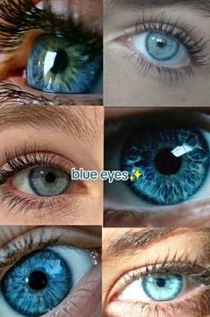 Types Of Blue Eyes, Pretty Eyes Color, Electric Blue Eyes, Blue Eyes Aesthetic, Rare Eye Colors, Baby Blue Eyes, Eye Color Chart, Steel Blue Eyes, Blue Eye Color