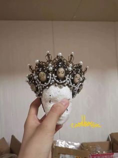 Dollmore 1/6 1/4 1/3 Uncle BJD Headwear Head Crown Hat Deity Statue+Pearl Black | eBay Deity Statue, Doll Crown, Head Crown, Dress Form Mannequin, Crown Hat, Sewing Crafts Tutorials, Dress Form, Head Circumference, Art Dolls