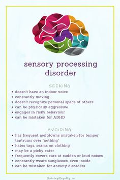 Sensory Processing Disorder Symptoms, Processing Disorder, Sensory Issues, Behaviour Chart