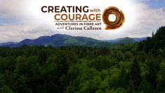 the logo for creating with courage, an adventure in fire art