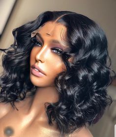 Lace Frontal Bob, 360 Wig, Curly Hair Wig, Human Virgin Hair, Body Wave Wig, Human Hair Lace Wigs, Bob Wig, Brazilian Human Hair