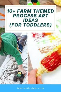 the top ten farm themed process art ideas for toddlers