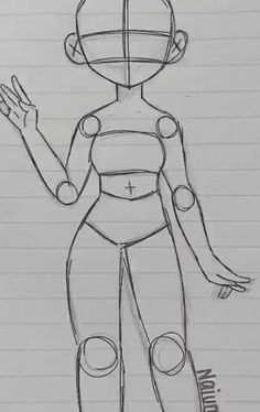 a drawing of a girl with her arms outstretched