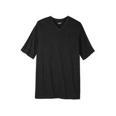 Kingsize Men's Big & Tall Shrink-Less Lightweight Longer-Length V-Neck T-Shirt .Our Shrink-Less Lightweight Longer-Length V-neck T-shirt has 4" added length for a gap-free fit! Shrink-Less technology means it won't shrink in the dryer and will hold its shape wear after wear. Relaxed fitShrink-Less fabricwon't shrink in dryer4" longer than our standard teeDurable taped neck seamsBig abt. 36"; Tall abt. 38" Solids: 100% lightweight cotton; heathered colorways are cotton/polyesterMachine wash; impo Tall Man, Shape Wear, Big Clothes, Mens Big And Tall, Tall Guys, Big And Tall, Big & Tall, Long Length, Clothes And Accessories