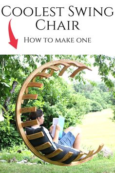 Swing chair round swing chair porch swing round wooden swing chair Swing Set Plans, Kursi Outdoor, Casa Hobbit, Backyard Swings, Swing Chair Outdoor, Wooden Swing, Swing Design, Garden Wallpaper, Tree Swing