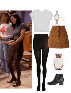 Rachel Green Outfits, 90’s Outfits, 90s Inspired Outfits, Monica Geller, Tv Show Outfits, 90s Fashion Outfits, Movies Outfit, 90s Outfit, Friend Outfits