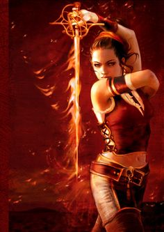 Fire Female Sith, Santa Art, Warrior Girl, Warrior Princess, Fantasy Warrior, Star Wars Art, Fantasy Artwork, Character Portraits