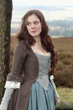 Custom Made 18th century Brown wool Bodice / Jacket Highland Scotland, Claire Randall, Outlander Claire, 18th Century Clothing, Century Dress, Period Clothing, 18th Century Fashion, Country Dresses, Century Clothing