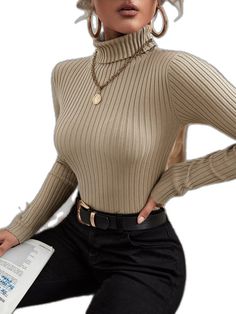 Winter Women Sweater, Stripped Tops, Sweater Turtleneck, Women Sweaters Winter, Cashmere Sweater Women, Solid Sweaters, Winter Pullover, Knitted Tops, Womens Turtleneck