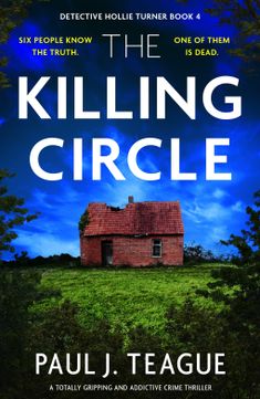 the book cover for the killing circle by paul j tegeue, with an image of