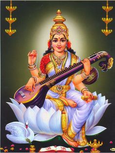 Basant Panchami, Arte Yoga, Saraswati Devi