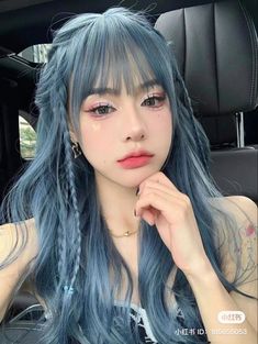 Hair Asian, Photos Inspo, Hair Clothes, Color Inspo, Hair Inspo Color, Dream Hair, Hair Health, Hair Colors, Blue Hair