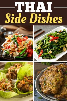 thai side dishes with text overlay