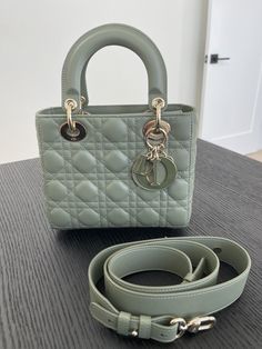 Here’s description of product on Dior website: SAC LADY DIOR MY ABCDIOR SMALL Cuir D’agneau Cannage Vert Cedre Ref:M0538OCEA M67H TU Sacs Tote Bags, Dior And I, Poppy Delevingne, Chanel Cruise, Luxury Bags Collection, Dream Bag, Dream Bags, Girly Bags, Claudia Schiffer