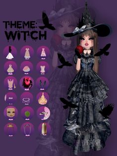 Witch dress to impress Scary Dress To Impress Outfit, Witch Dti Outfits Non Vip, Witches Dti Outfit, Witches And Warlocks Dress To Impress, Witch Dti Outfits, Witch Outfit Dress To Impress, Witches/warlocks Dress To Impress, Dress To Impress Outfits Halloween, Dress To Impress Witch Theme