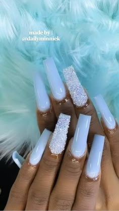 Nails Set Ideas, Cute Nails Ideas, Long Acrylic Nail, 4a Natural Hair, Long Acrylic Nail Designs, Blue Acrylic Nails, Drip Nails, Claw Nails, Nails Coffin Short