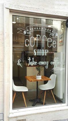 Cafe Window, Bakery Shop Design, Coffee Shop Interior Design, Cafe Shop Design