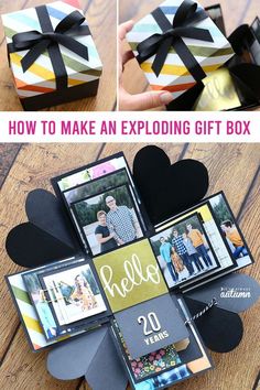 how to make an exploding gift box