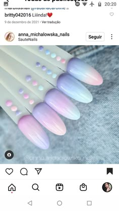 Unicorn Nails Designs Acrylic, Airbrush Nails Ombre, Unicorn Acrylic Nails, Nail Art Unicorn, Nails Unicorn, Unicorn Nails Designs, Airbrush Nail Art, Unicorn Nail Art, Wow Nails