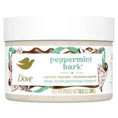 Dove Exfoliating Body Scrub for Women Peppermint Bark, 10.5 oz. Deck the shower with Dove Peppermint Bark Body Scrub, a Limited-Edition Holiday Treat that promises to indulge your every sense and elevate your shower experience to new heights of delight. Inspired by the festive spirit of the season, let this body scrub envelop you in a harmonious blend of delicious nourishment and irresistibly festive scents that are bound to transport you to a world of holiday joy and self-care. Invigorate your Dove Body Scrub, Luxurious Showers, Exfoliating Body Scrub, Peppermint Bark, Body Shower, Body Spa, Creamy Chocolate, Coconut Lime, Tree Hut