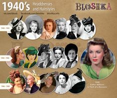 1940’s of Fashion on Behance Fashion 60s, History Of Fashion, Character Clothes, 1940s Hairstyles