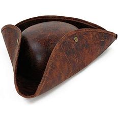 Faux Leather Pirate Hat Brown Distressed Leather Colonial Style Tricorn Hat About Payment: Please pay for all items within 5 days after purchasing. We accept all payment methods. About shipping: We will send your item in 1-3 day after payment.We ship the item by Air Mail delivery from China.It will take 10-25 days normally.Sometimes may delay one more week,as for your country's customhouse. About Return: We accept your return and refund you money. But you should pay the return cost if you don't want it any more. If you find any quality problems when you receive the items,please e-mail us soon.We will resolve it in 24 hours.I'm sure everything could be solved by communication. About Feedbacks Your total satisfaction is always our goal.We care bout our honour customer,and we will always try Jack Sparrow Cosplay, Pirate Costume Accessories, Pirate Stuff, Tricorn Hat, Colonial Dress, Pirate Hat, Pirate Hats, Fantasias Halloween, Pirate Costume